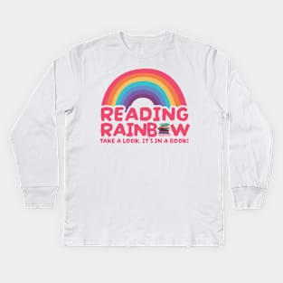 Reading Rainbow - Vintage Kids Long Sleeve T-Shirt